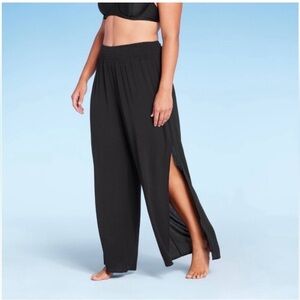 Kona Sol Black Swim Coverup Pants